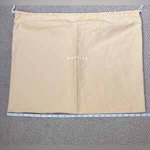Wandler Light Tan Dust Bag 24x19